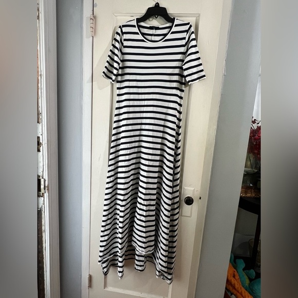 J. Crew Stripe Knit Maxi Dress Nautical S - Picture 9 of 11